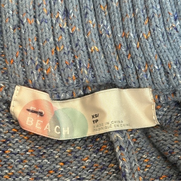 Free People Beach Blue Knit Sweater Pants Size XS - Picture 6 of 11